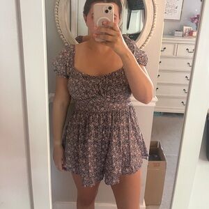 Floral Puff Sleeve Dress